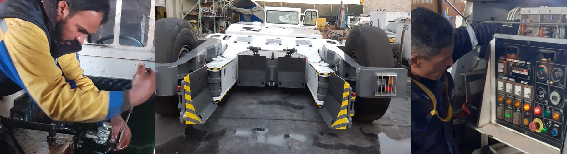 maintenance ABTS Réparation dun véhicule aéroportuaire ABTS maintenance équipements GSE